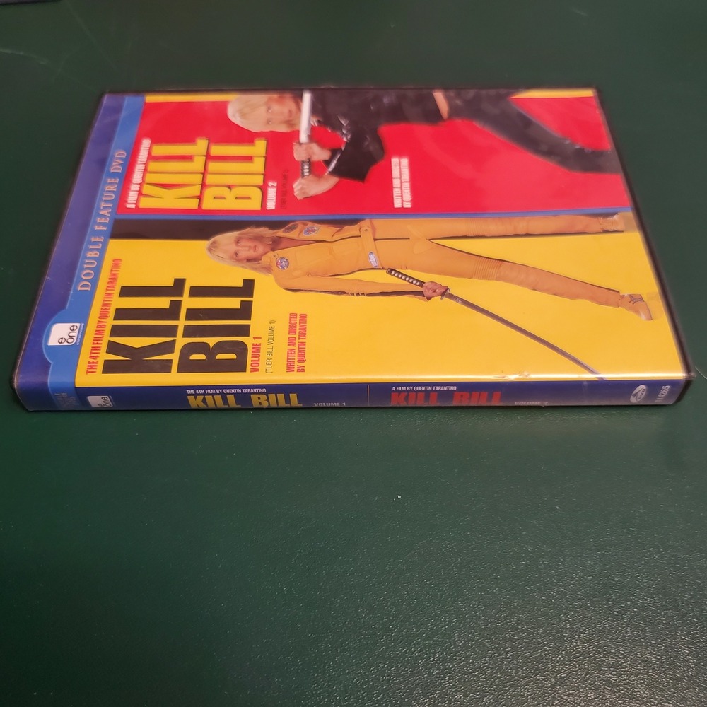 Kill Bill Volume 1 & 2 Double Feature DVD Quentin Tarantino Uma Thurman Action - Picture 3 of 5